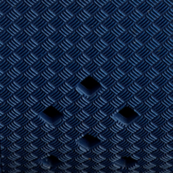 ELKA D09 — E12-01 Blue Rubber Strap - 20/18 mm